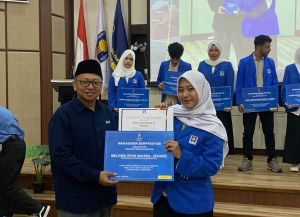 Melynda Intan Sahara, mahasiswa MR penerima pengharagaan